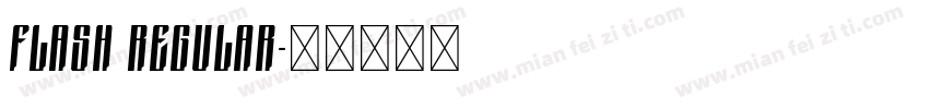 Flash Regular字体转换